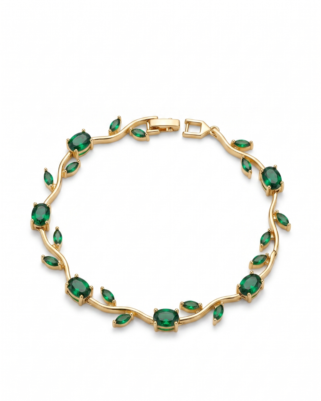 Korean Botanica Emerald Vine Bracelet