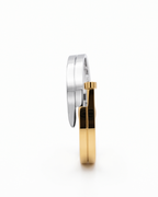 Dual Tone Nail Wrap Bangle