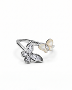 Pearl & Crystal Ring
