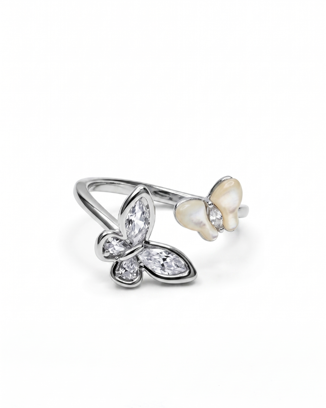 Pearl & Crystal Ring