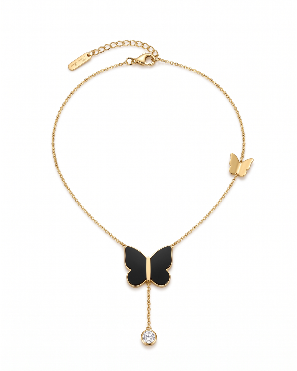Butterfly Drop Necklace