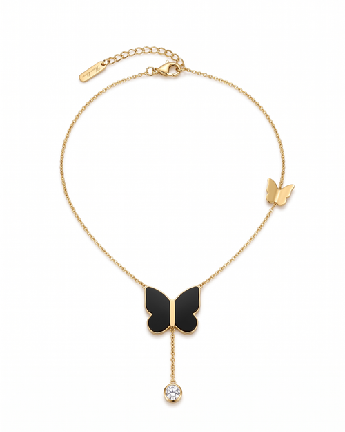 Butterfly Drop Necklace