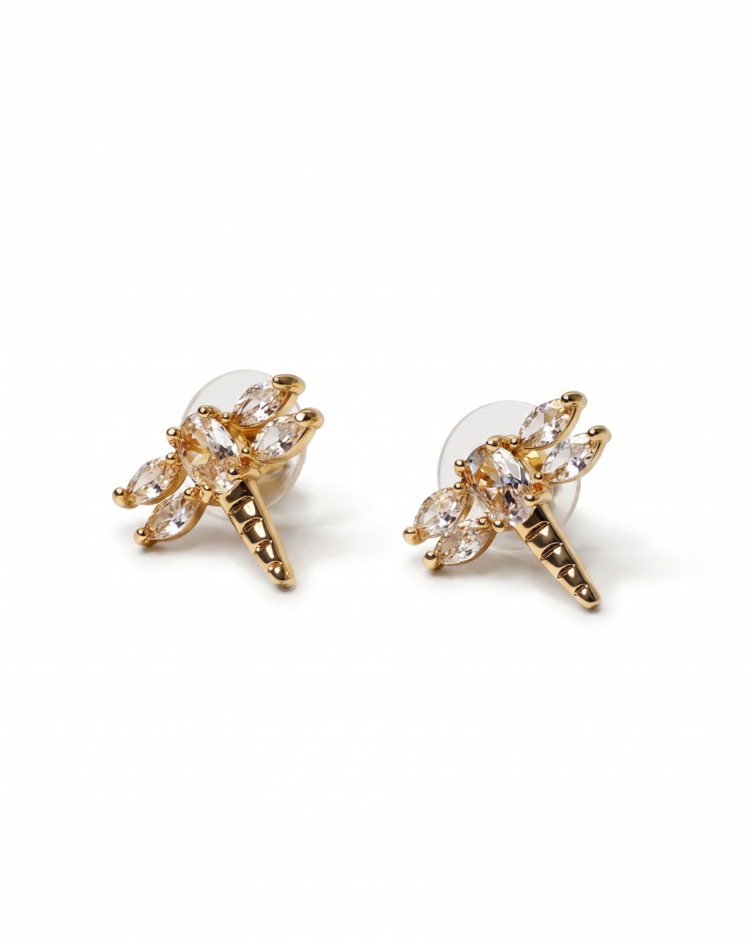 Dragonfly Crystal Earrings