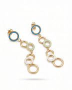 Cirque Enamel Drop Earrings