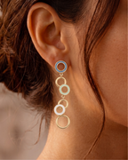 Cirque Enamel Drop Earrings