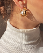 Pearl Hoops