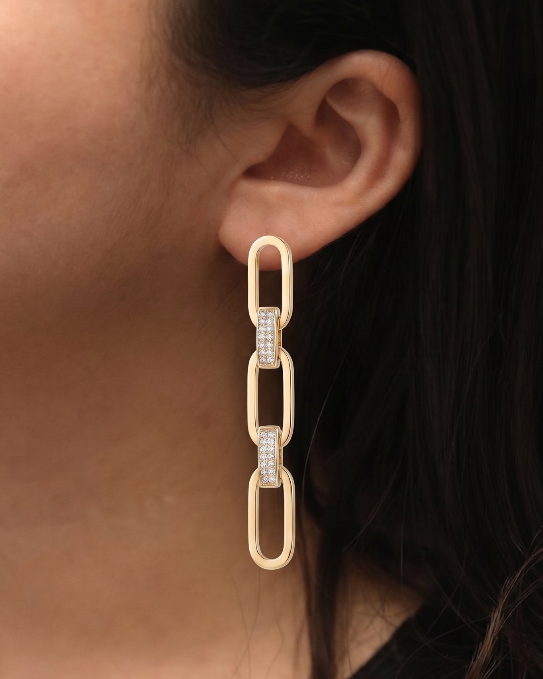 Link Drop Earrings