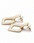 Enamel Drop Earrings