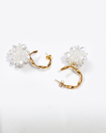 Flora Twisted Bloom Hoops
