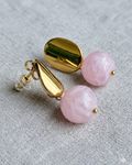 Marble Sphere Drop Earrings