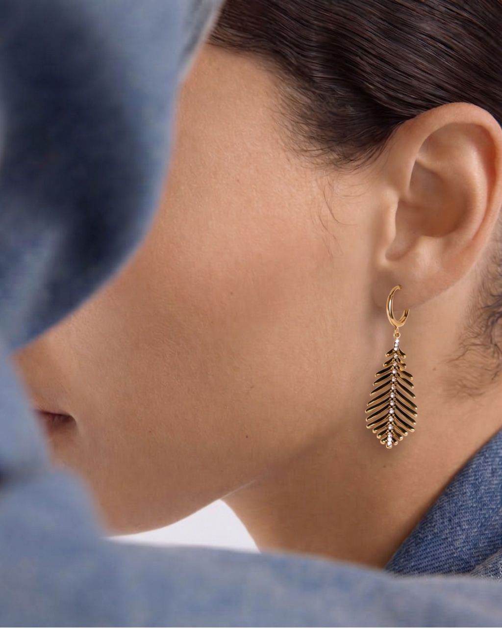 Palm Drop Earrings