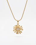 Daisy Crystal Pendant Necklace